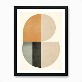 Ivory Seekirchen Am Wallersee Geometric Harmony Art Print