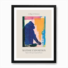 Gorilla 2 Matisse Inspired Exposition Animals Poster Art Print