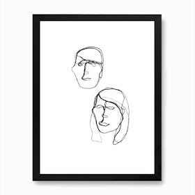 Ben & Ella Art Print