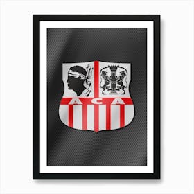 Ac Ajaccio Art Print