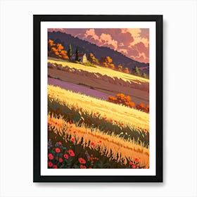 Landscape Painting 32 Art Print