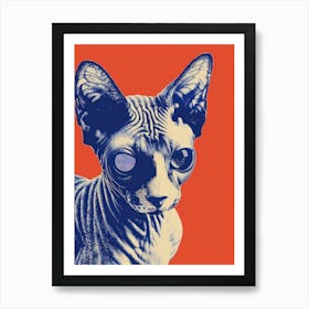 Sphynx Cat 3 Art Print