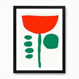 Red Flower 2 Art Print