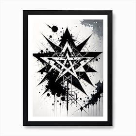 Pentagram 3 Art Print