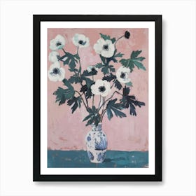 A World Of Flowers Anemone 4 Painting Art Print