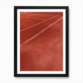 Tennis Court Art Print