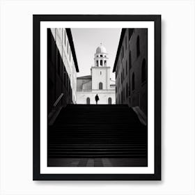 Urbino, Italy,  Black And White Analogue Photography  3 Art Print