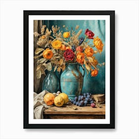 Flowers In A Vase 1 Art Print