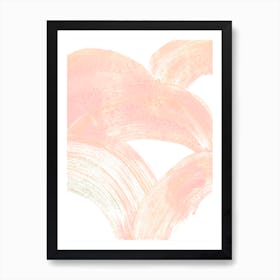 Pink Swipe Art Print