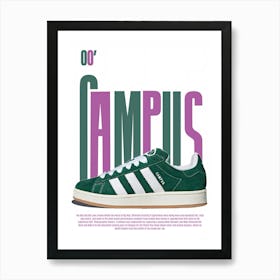 Adidas Campus Art Print