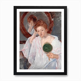Denise At Her Dressing Table, Mary Cassatt Art Print