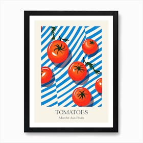 Marche Aux Fruits Tomatoes Fruit Summer Illustration 2 Art Print