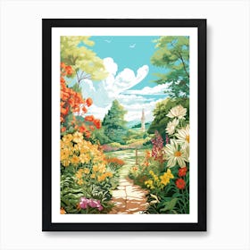 Smith College Botanic Garden Usa Illustration  1   Poster