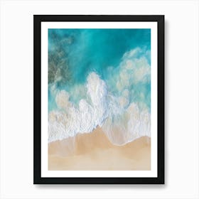 Aerial View Of A Beach 69 Art Print