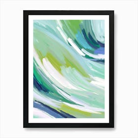 Abstract Wave Painting 3 Art Print