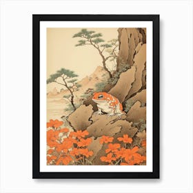 Vintage Japanese Toad 6 Art Print