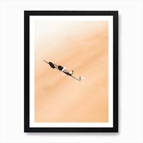 Surfers On Beach Art Print