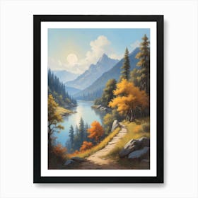 Walk In The Woods Art Print