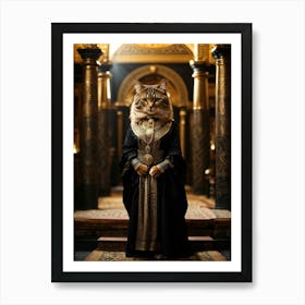 Cat In Costume 6 Art Print