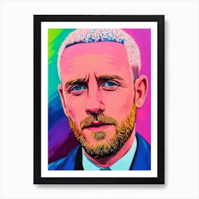 Ben Foster Pop Movies Art Movies Art Print