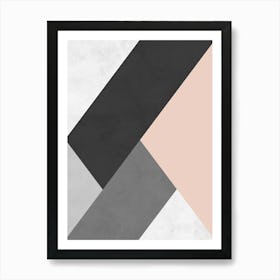 Modern geometric art 4 Art Print