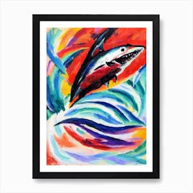 Mako Shark Matisse Inspired Art Print