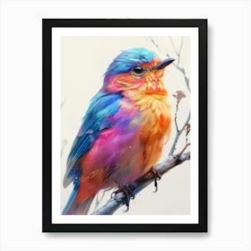 Colorful Bird 8 Art Print