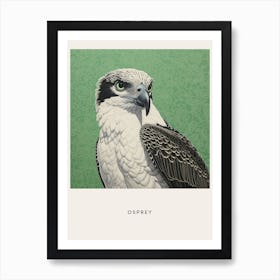 Ohara Koson Inspired Bird Painting Osprey 1 Poster Art Print