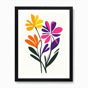 Colorful Flowers 8 Art Print