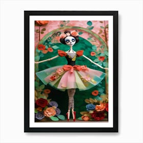 Day Of The Dead Doll Art Print