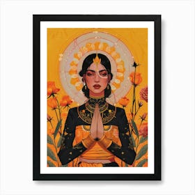 Spiritual Women India Art Print