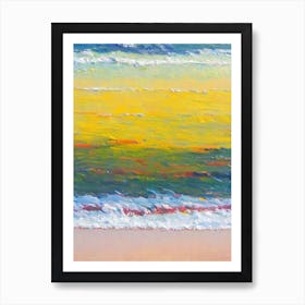 Palm Cove Beach, Australia Bright Abstract Art Print