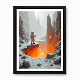 Man In Space 1 Art Print