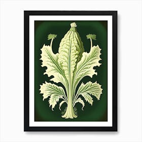 Horseradish Herb Vintage Botanical Art Print