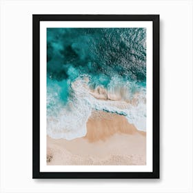 Aerial View Of The Beach 18 Art Print