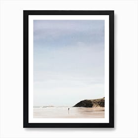 Surfer Hidden Beach Art Print