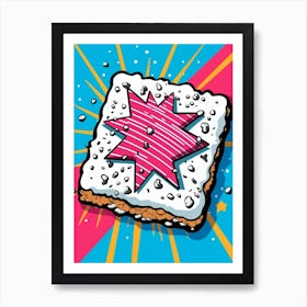 Coconut Slice Pop Art 2 Art Print