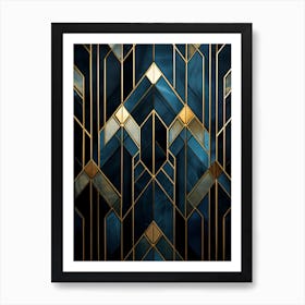 Deco Wallpaper 2 Art Print