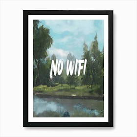 No Wifi 1 Art Print