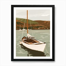 Sailboat On The Water 4 Art Print