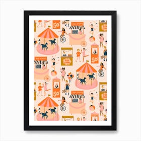 A Day At The Fair Art Print