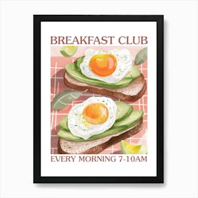 Breakfast Club Poached Eggs 1 Poster