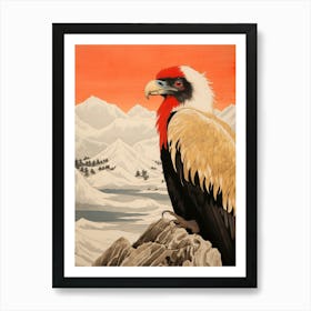 Bird Illustration California Condor 1 Art Print