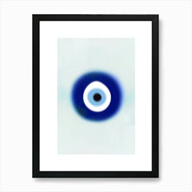 Dopamine Decor 666 Aura Evil Eye Art Print