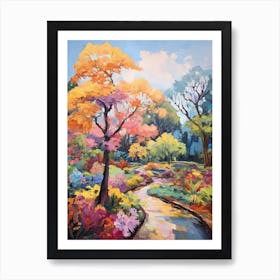 Autumn Gardens Painting Bellingrath Gardens 3 Art Print