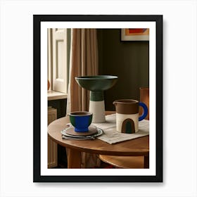 Table And Chairs 8 Art Print