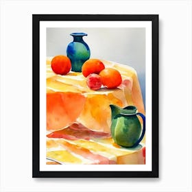 Tangelo Italian Watercolour fruit Art Print