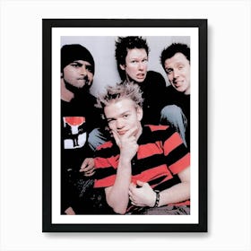 Sum 41 band music Art Print