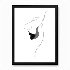 Portrait Of A Woman 9 Art Print