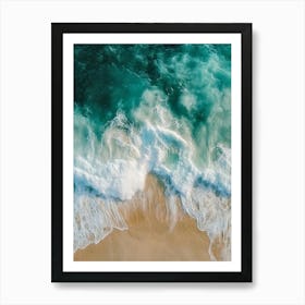 Aerial View Of The Ocean 19 Art Print